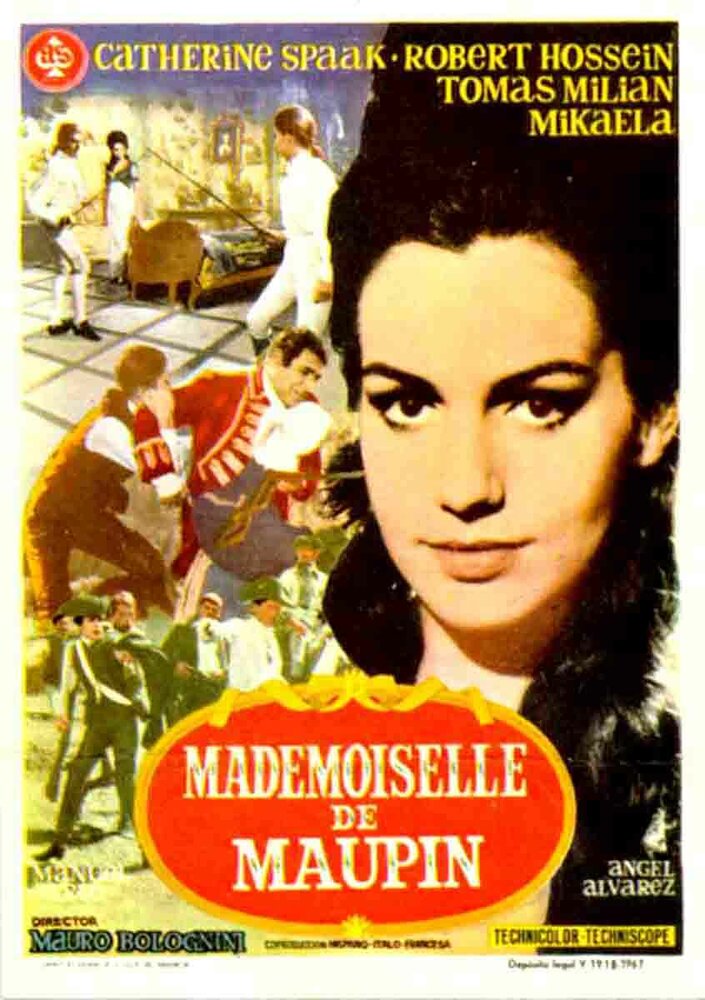 Шевалье Де Мопен (1966) постер