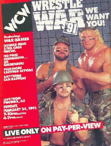 WCW РестлВойна (1991) постер
