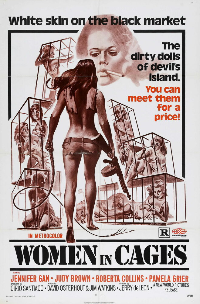 Женщины в клетках (1971) постер