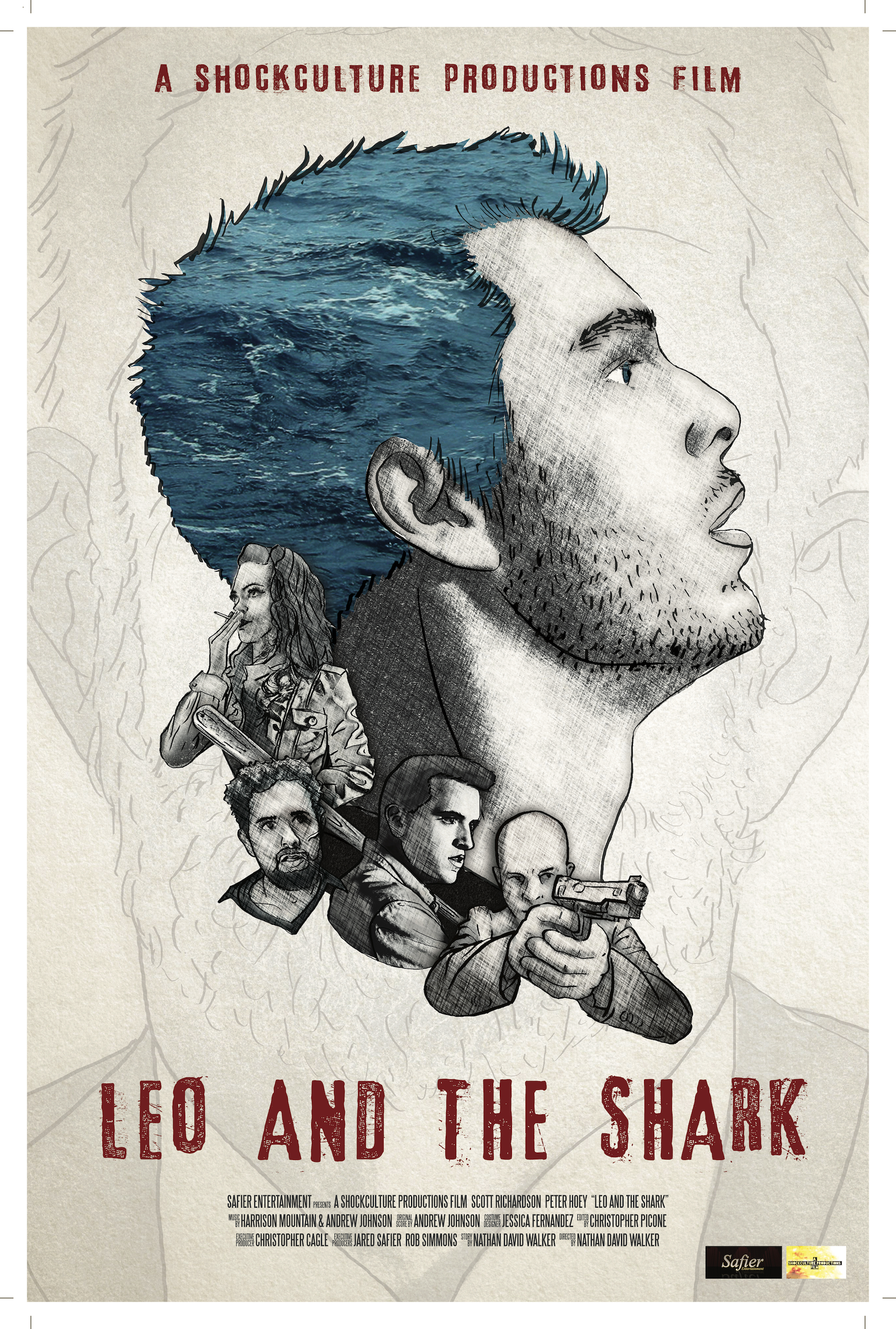 Leo and the Shark постер