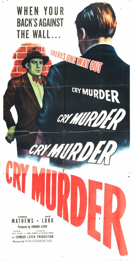Cry Murder (1950) постер