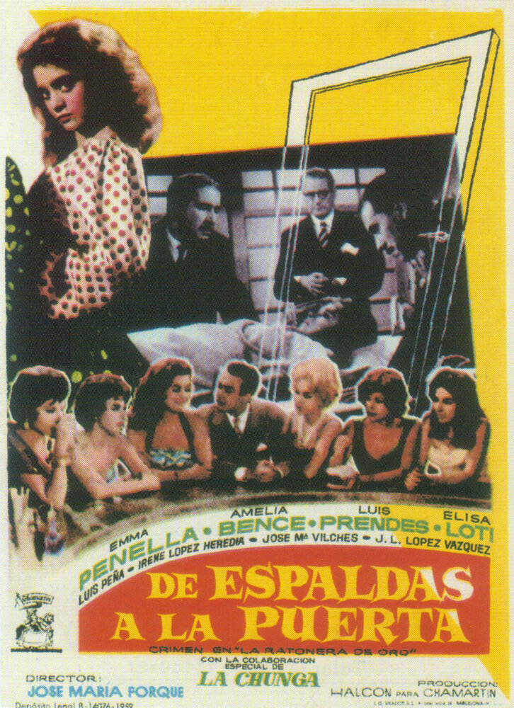 De espaldas a la puerta (1959) постер
