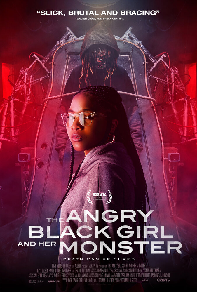 Сердитая чёрная девушка и её монстр (2023) постер