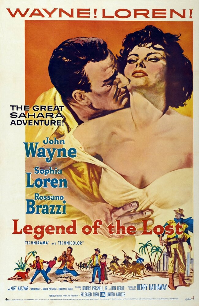 Легенда о потерянном (1957) постер
