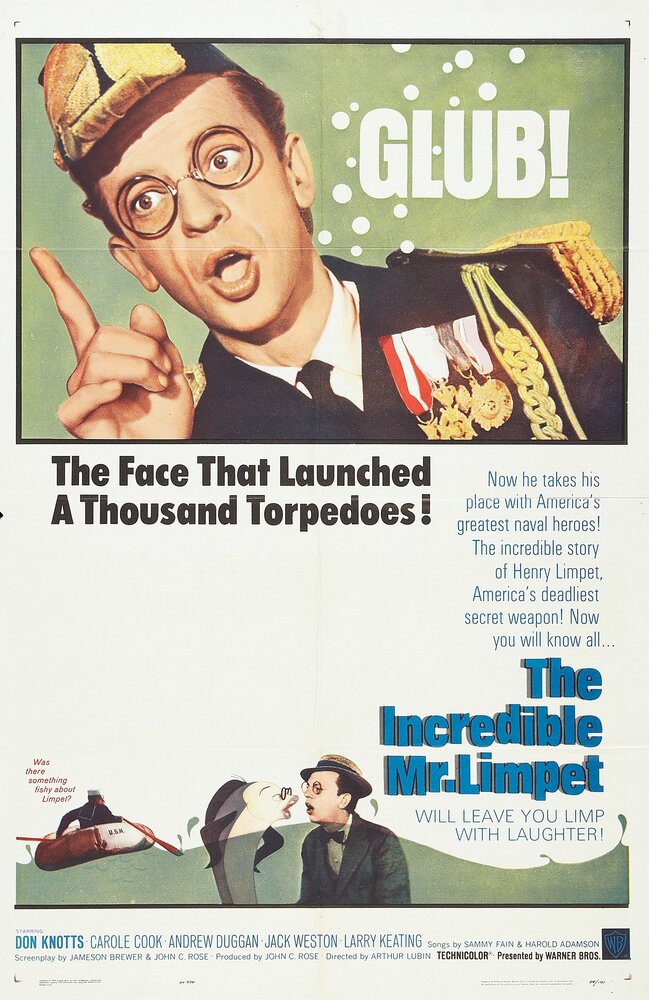Невероятный мистер Лимпет (1964) постер