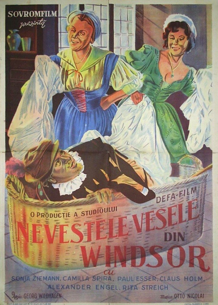 Веселые виндзорские вдовушки (1950) постер