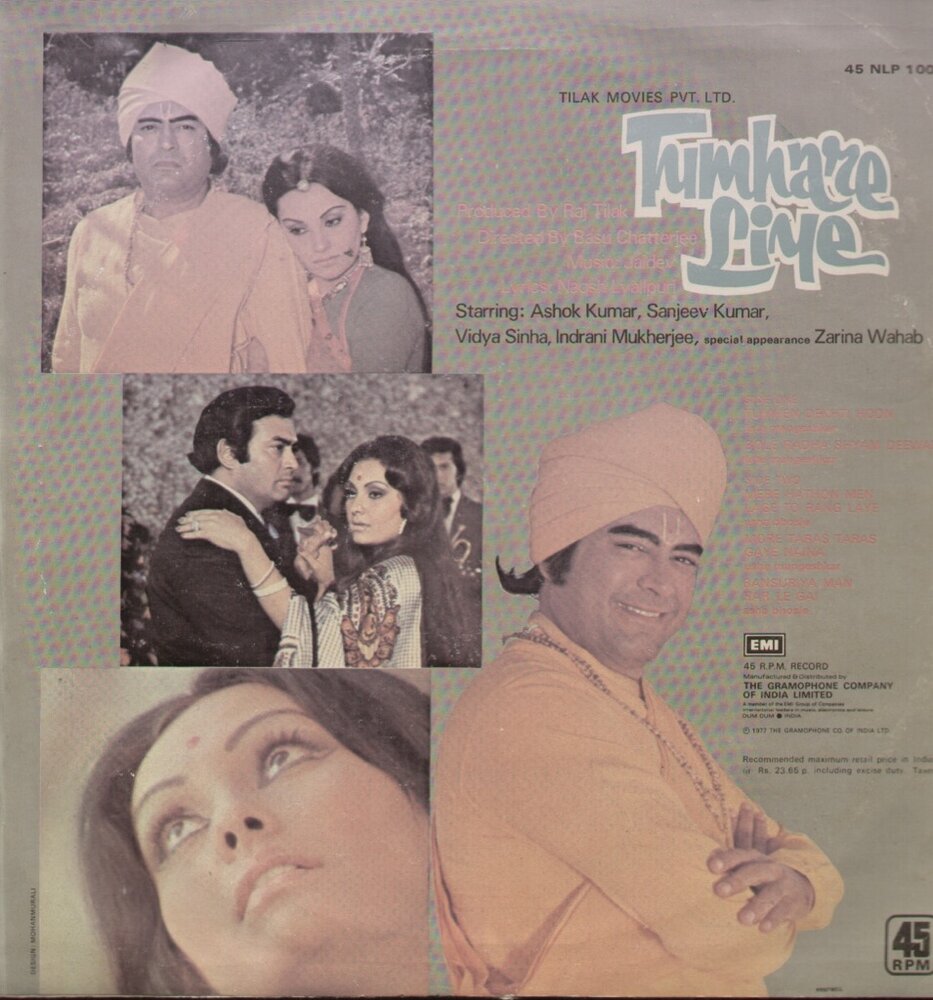 Tumhare Liye (1978) постер