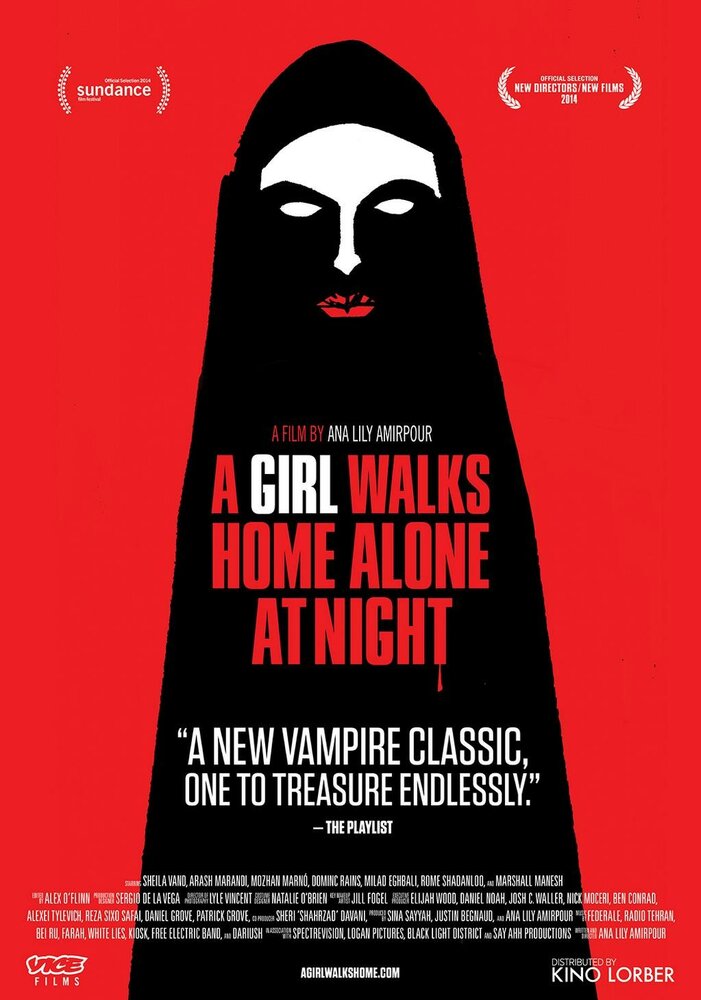 Девушка возвращается одна ночью домой (2014) постер
