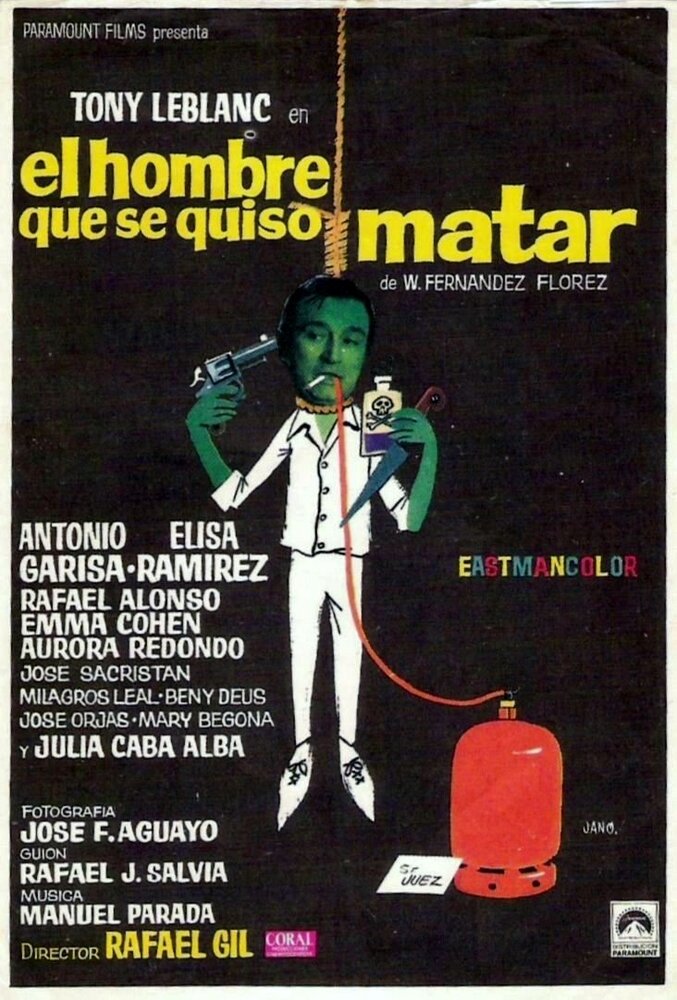 El hombre que se quiso matar (1970) постер