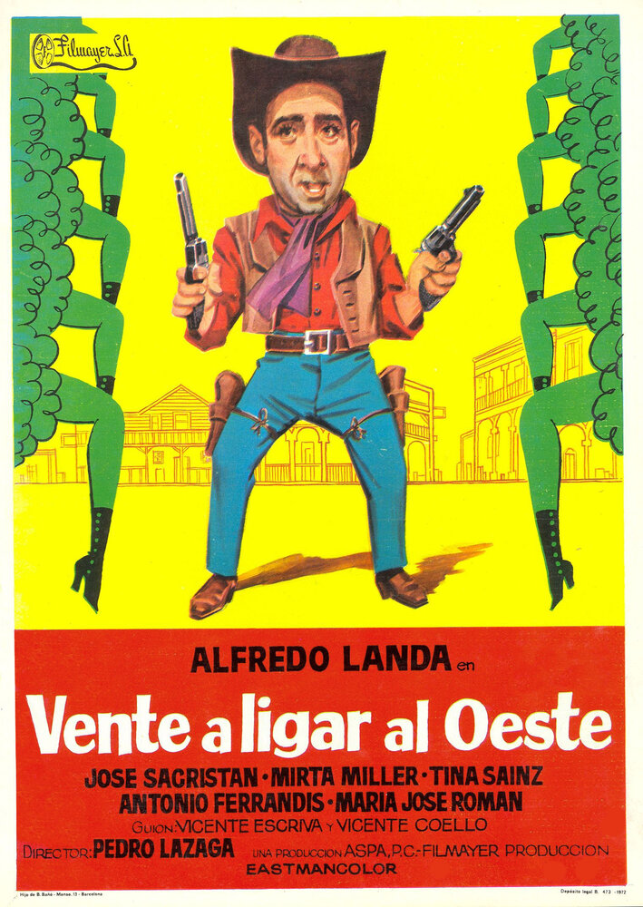 Vente a ligar al Oeste (1972) постер