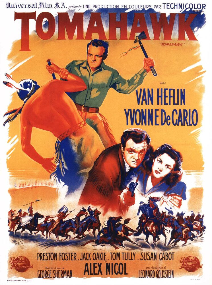 Томагавк (1951) постер